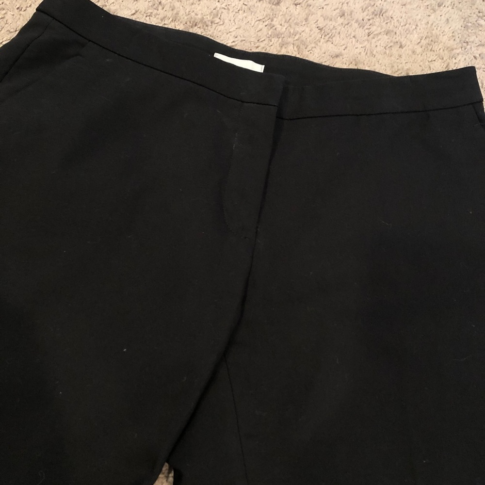 Black skinny work pants